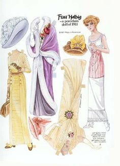 an old fashion magazine cover with women's dresses and hats