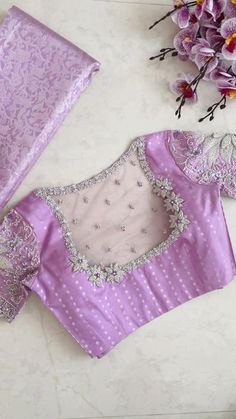 Net Embroidery Blouse, Traditional Blouses, Pink Blouse Designs, Netted Blouse Designs, Latest Bridal Blouse Designs, Net Embroidery, Blouse Designs Catalogue