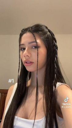 Island Hair, Concert Hairstyles, Simple Hairstyle, Rave Hair, Hairstyle Inspo, Video Tiktok, Hairstyles For Layered Hair