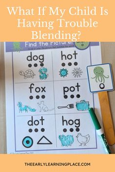 what if my children is having trouble blending? find out the pictures and read them