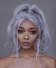 Nyane Lebajoa, Female Makeup, Easy Hairdos, Pastel Hair, Haircuts For Long Hair, Grunge Hair, 인물 사진, Hair And Makeup