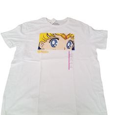 Urban Outfitters Sailor Moon Mens Xl Nwt Moon Shirts, Sailor Moon Shirt, Urban Outfitters Shirts, Mens Shirt, Sailor Moon, Urban Outfitters, Color White, Tee Shirts, Mens Shirts