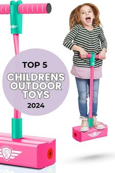 the top 5 children's outdoor toys for kids, including an electric scooter