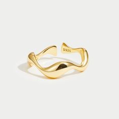 Simple but stunning, these minimalist rings were inspired by the ocean waves. Beautiful on their own or stacked for a unique look, the choice is yours. Adjustable Wavy Promise Rings, Gift Wavy Stackable Rings, Adjustable Wavy Rings As A Gift, Gift Stackable Wavy Rings, Adjustable Wavy Rings With A Modern Twist, Minimalist Wavy Rings As A Gift, Minimalist Wavy Rings For Gift, Minimalist Wavy Rings As Gifts, Minimalist Stackable Wavy Rings