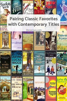 many different books with the title pairing classic favorites with contemporary titles