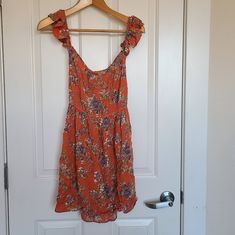 Brand: American Eagle Size: Small Description: Dress With Pockets Condition: New With Tags Always Open To Reasonable Offers! ^-^ T A G S Boho Vibes Bohemian Gypsy Alexearle Harmony Princesspolly Festival 60s 70s Paisley Music Spell Witch Gift Fall2023 Chic Punk Camping Freepeople Hippie Frenchgirl Floral Music Leppard 90s Unique Vintage Classic Retro Present Tiktok Graphic Animalprint Free Spring Trendy Victoria's Secret Millennial Y2k Genx Lmnop Cleangirl Emoasos Vibe Love Peace Strawberry Part Flowy Sleeveless Orange Mini Dress, Lined Orange Mini Dress For Summer, Orange Lined Mini Dress For Summer, Orange Summer Sundress With Ruffles, Orange Mini Sundress For Brunch, Summer Orange Lined Mini Dress, Orange Lined Dress For Day Out, Orange Mini Sundress With Ruffles, Orange Lined Summer Dress