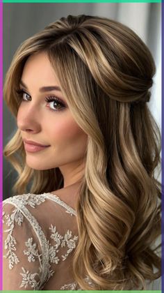 💇 Time for a fabulous change? Enhance your natural beauty with this Shoulder Length Hair Bridesmaid Styles wedding hairstyles half up half down medium length with bangs. Explore trendy methods. Easy to maintain and style at home. Click for a step-by-step guide! #HairGoals #BeautyTrends #FreshLook #ShoulderLengthHairBridesmaidStylesweddinghairstyleshalfuphalfdownmediumlengthwithbangs Easy Half Up Dos For Medium Hair, Shoulder Length Hair Bridesmaid, Bridesmaid Hair Half Up Half Down Medium Length, Wedding Hairstyles For Shoulder Length Hair, Wedding Hairstyles Shoulder Length Hair, Shoulder Length Formal Hairstyles, Medium Length With Bangs, Hairstyles Baddie, Looks Can Be Deceiving