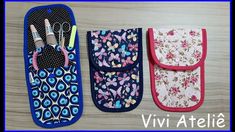 three different types of toothbrushes in pouches on a wooden surface with the words vivi atellella written below them