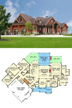 the floor plan for this house is very large and has lots of room to put in it