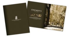 the chicago's book is open to reveal an image