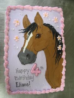 Icing Drawing, Horse Head Cake, Piping Gel, Decorating Cakes, Buttercream Icing, Horse Head, Piping, Birthday Cake