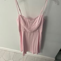 Brand New And Never Worn. Fun And Fresh Mini Babydoll Dress. Very Comfortable/Flattering Style. Such A Beautiful Light Baby Pink Color. Pink Fitted Sundress For Date Night, Pink Fitted Slip Sundress, Pink Fitted Sundress, Pink Spaghetti Strap Dress With Lining, Pink Spaghetti Strap Lined Dress, Flirty Pink Mini Dress For Daywear, Pink Dress With Spaghetti Straps, Lined, Pink Dress With Spaghetti Straps And Lining, Pink A-line Sundress For Daywear