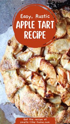 Maple Glazed Rustic Apple Tart is a delightfully rustic and yet sophisticated dessert. This free form pie is not only easier to make than your traditional pie, but it also delivers an irresistibly comforting flavor of apple and maple - an absolute fall favorite! Why not bring a taste of the apple orchard to your own kitchen? Perfect for family gatherings, and even a treat for yourself after a long day. Apple Tart Recipe Easy, Apple Galette Recipe, Rustic Apple Tart, Mixed Berry Pie, Apple Tart Recipe, Pie Dough Recipe, Apple Galette, Blueberry Coffee Cake, Galette Recipe