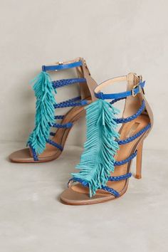 New arrivals #anthroregistry Heels Green, Heels Blue, Neutral Heels, Oxfords Shoes, Fringe Sandals, Fabulous Shoes, Hot Shoes, Carrie Bradshaw, Heels Pumps