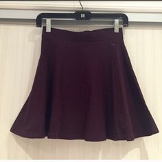 Pretty Dark Purple/Plum/Burgundy Skater Skirt. Very Soft. Size Small. Casual Purple Mini Skirt For Fall, Casual Burgundy Lined Skirt, Casual Purple Skirt For Fall, Casual Burgundy Skirt For Fall, Casual Purple Flared Mini Skirt, Purple Skirts, Purple Plum, Purple Skirt, Dark Purple