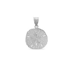 "14k solid gold sand dollar pendant. measures 1\" by 3/4\"." Ocean-inspired Round Jewelry With Starfish Charm, Beach Pendant Jewelry With Engraving, Beach Engraved Pendant Jewelry, Nickel-free Ocean-inspired Round Pendant Jewelry, Sand Dollar Pendant, Sea Life Jewelry, Gold Sand, Sand Dollar, Soft Bristle Brush