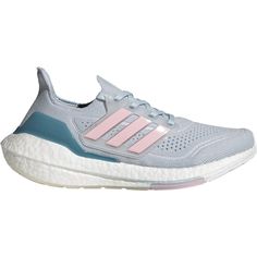 Adidas Ultraboost 21 Womens Running Shoes Blending several advanced attributes, the Adidas Ultraboost 21 Women's Running Shoes have a lively and enthusiastic character that infuses vigour into any training session or race. A high rebound Boost midsole combines with its inbuilt LEP torsion system to deliver an energetic spring, propelling the runner towards PBs and podium finishes. This midsole is plush and shock-absorbing, increasing comfort and reducing fatigue on even the longest of runs acros Ultraboost 22, Adidas Primeknit, Comfy Socks, Adidas Ultraboost, Adidas Ultra Boost, Ultra Boost, Sporty Outfits, Sketchers Sneakers