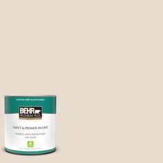 the behr paint is light brown and has a white base