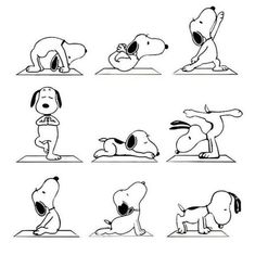 Upward Dog, 심플한 그림, 달력 디자인, Snoopy Wallpaper, Snoopy Pictures, Snoopy Love, Pinturas Disney, Spirit Animal, Charlie Brown