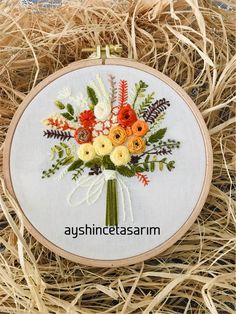 #fashion, #style, #outfitinspiration, #beauty Hand Embroidery Projects, Sewing Embroidery Designs, Flower Embroidery Designs, Embroidery Patches, Embroidery Projects, Embroidery Flowers, Hoop Wreath, Hand Embroidery, Embroidery Designs