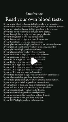 Tricia Wanjala on Instagram: "Save this and refer to it anytime you get bloodwork done. Your provider is your PARTNER not your director. Educate yourself to make fully informed health care decisions.   #functionalmedicine #bloodtest #wellness #kenyamedicalassociation #bloodwork #" Blood Work, Educate Yourself, Health And Fitness Articles, Thyroid Health, Medical Knowledge, Medical Education, Blood Test