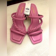 Super Cute Pink Express Heels Size 7 Nwt Soft And Comfortable. Black Open Toe Heels, Gladiator Sandals Heels, Jimmy Choo Sandals, Floral Heels, Gladiator Heels, Sparkly Heels, Suede High Heels, Open Toed Heels, Platform Sandals Heels