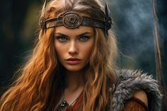 If you're looking for SOME epic Viking background music to add to your YouTube channel, look no further than Freyja! Their tracks are simply amazing and perfect for videos about Viking culture, history, and more! Viking Girl, Fantasy Jewelry, Character Portraits, Beautiful Artwork