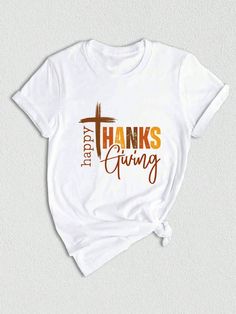 Celebrate the cozy season with our delightful Thanksgiving shirt, perfect for family gatherings and festive fun!  Featuring a charming design that encapsulates the joy of Happy Thanksgiving, this shirt is an ideal addition to your autumn wardrobe. Whether you're looking for a funny Thanksgiving shirt to share laughs with loved ones or a warm Thanksgiving sweater to stay comfortable, this piece has you covered. Our Christian shirt celebrates gratitude and togetherness, making it a thoughtful choice for expressing your blessings during this special time of year. With a playful gobble shirt design, it's perfect for those who love to embrace the festive spirit of the season. The pumpkin shirt adds a touch of fall flair, making it versatile for all your autumn outings. Wear this thankful shirt Dad Thanksgiving Shirts, Thanksgiving Tshirt Ideas, Christian Thanksgiving, Thanksgiving Sweater, Friendsgiving Party, Funny Thanksgiving Shirts, Thankful Shirt, Thanksgiving Tee, Thanksgiving Family