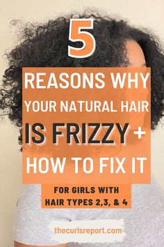 These are some of the most common reason why your natural hair is frizzy + frizzy curly hair hacks to finally hydrate your curls and get rid of your frizz. #frizzycurlyhair #frizzycurlyhairremedies #frizzycurlyhairproducts