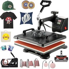 an image of various items that can be used to make t - shirts and hats