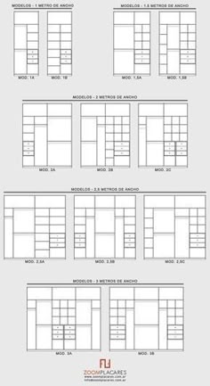 the layout sheet for an architectural project