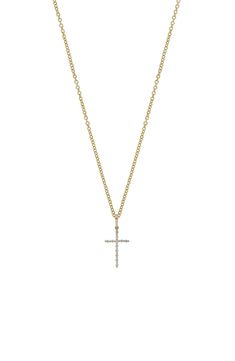 This handcrafted cross pendant highlighted with 12 diamonds is a perfect sentimental gift for a loved one or a meaningful personal keepsake. Style Name:Bony Levy Diamond Cross Pendant Necklace (Nordstrom Exclusive). Style Number: 5881964. Bony Levy, Diamond Guide, Diamond Cross Pendants, Diamond Cross, Cross Pendant Necklace, Sentimental Gifts, Cross Pendant, Lobster Clasp, Gold Diamond