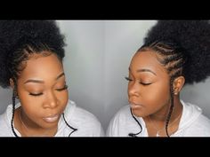 Braids For Beginners, Puff Hairstyle, Afro Puff Hairstyles, Puffy Hair, Twa Hairstyles, Hair Puff, Hair Magazine