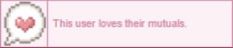 this user loves their mutilas text on a pink background with an image of a heart in the middle