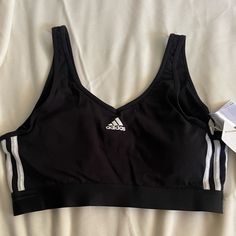 Questions? Leave A Comment Below! White Sports Bra, Adidas Black, Sports Bras, Black Adidas, Leave A Comment, Adidas Women, Women's Intimates, Sports Bra, Black White