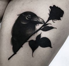 Raven Sketches, Black Bird Tattoo, Lady Bug Tattoo, Inspiration Tattoos, Diy Tattoo