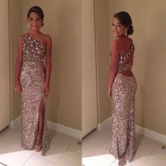 Custom Made Prom Dress, Glitter Prom Dresses, Sparkle Prom Dress, One Shoulder Prom Dress, Design Moda, Cocktail Dress Prom, Sequin Prom Dresses, Prom Dresses Online, فستان سهرة