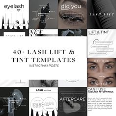 Lash Lift and Lash Tint Instagram Posts | Lash Perm | Lash Lamination | Lash Instagram Post Templates | Lash Tech Social Media Templates 𝐒𝐓𝐀𝐍𝐃𝐎𝐔𝐓 with our luxury, modern and professional Instagram templates. Enhance the prosperity of your lash business by investing in our top-tier lash tech templates. Elevate your presence in the bustling beauty sector and allure clients who value excellence. Explore our collection and discover the ideal templates to skyrocket your business today! ★ What Lash Instagram Post, Lash Lamination, Lash Branding, Lash Instagram, Tech Social Media, Professional Instagram, Lash Perm, Match Font, Esthetician Marketing