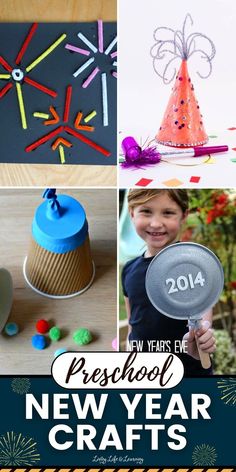 new year's eve crafts and activities for kids to do at school or home