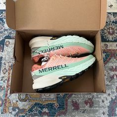 Don’t Miss Out On These Brand New Merrell Agility Peak 5’s! You Can See In The Photos Above It’s Completely Unused And Still In The Box With Its Tag. Pink Outdoor Running Shoes With Rubber Sole, Casual Pink Trail Running Shoes With Air Cushioning, Functional Pink Running Shoes With Ortholite Insole, Pink Functional Running Shoes With Ortholite Insole, Functional Pink Trail Running Shoes With Round Toe, Pink Functional Trail Running Shoes With Round Toe, Pink Round Toe Trail Running Shoes, Pink Low-top Running Shoes With Removable Insole, Functional Pink Trail Running Shoes With Air Cushioning