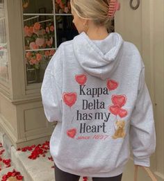 Unique Sorority Merch, Sorority Hoodie Design, Sorority Tops, Sweatshirt Poses, Adpi Merch, Aphi Merch