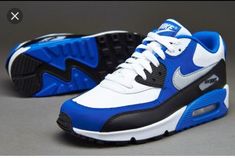 Airmax 90s, Blue Shoes Men, Nike Air Max 90 Mens, Air Force One Shoes, Casual Shoes Women Sneakers, Nike Shoes Women Fashion, Air Max 90s, Futuristic Shoes, Sneakers Nike Air Max