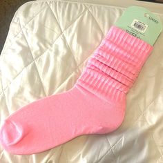 As Seen On Pictures Soft And Cozy Size 8 To 10 Casual Pink Socks For Fall, Casual Socks, One Size, Casual Solid Color Socks One Size, Casual One-size Socks, Pink Slouch Socks, Slouch Socks, Bride Hat, Comic Style Art, Leopard Print Jacket