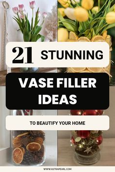 vase filler ideas to beauify your home