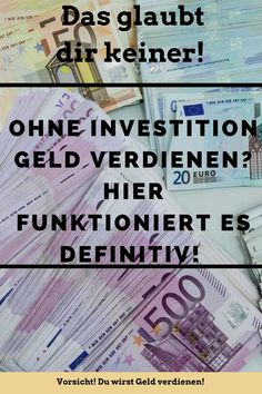 Ohne Invest Geld verdienen Hand In Hand, Online Business, Money, Quick Saves, Instagram