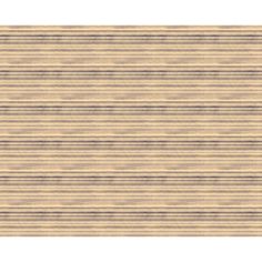 a beige and blue striped wallpaper with horizontal lines on the bottom half of it