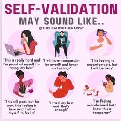 Validation From Parents, Self Invalidation, Self Validation Affirmations, Self Validation, Empath Healing, Friend Support, Self Efficacy, Self Care Bullet Journal, Writing Therapy