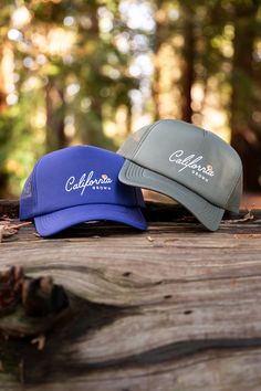 California Grown Frame Foam Trucker Hat Stay stylish with the California Grown Foam Trucker Hat. Made with a foam and plastic mesh backing this hat is breathable and fashionable. The California Collection Clothing and provisions inspired by the Golden State. California's stretch of land is vast and bountiful. Just when we think we'd seen it all, there's more around the corner. This collection is dedicated to the love of exploring California and what it has to offer. Specs PROFILE High SHAPE Stru Spring Trucker Hat For Outdoor Activities, Spring Breathable Trucker Hat Visor, Spring Breathable Trucker Hat With Visor, Spring Breathable Visor Trucker Hat, Breathable Visor Trucker Hat For Spring, Spring Trucker Hat With Curved Brim For Outdoor Activities, Summer Trucker Hat With Breathable Mesh And Curved Brim, Summer Trucker Hat With Breathable Mesh, Outdoor Spring Snapback Hat With Curved Visor