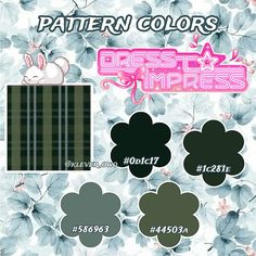 tiktok: @klever_owo #dresstoimpress #pattern #color #colors #roblox