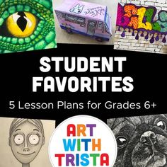 art with trista student favorites 5 lesson plans